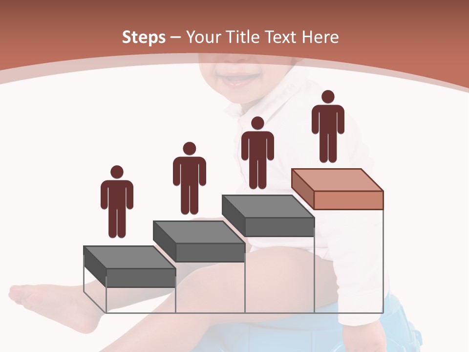 Isolated Adorable Human PowerPoint Template