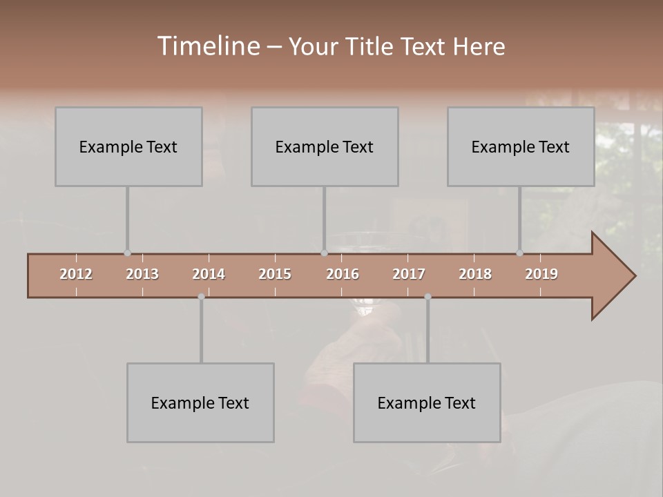 Martini Senior Alcohol PowerPoint Template