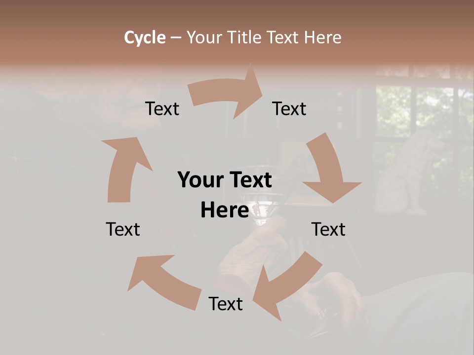 Martini Senior Alcohol PowerPoint Template