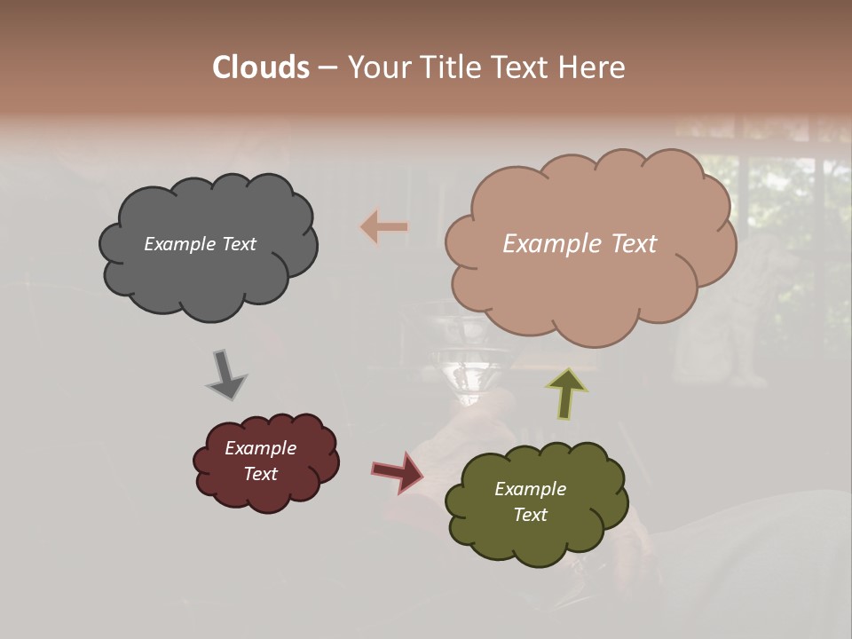 Martini Senior Alcohol PowerPoint Template