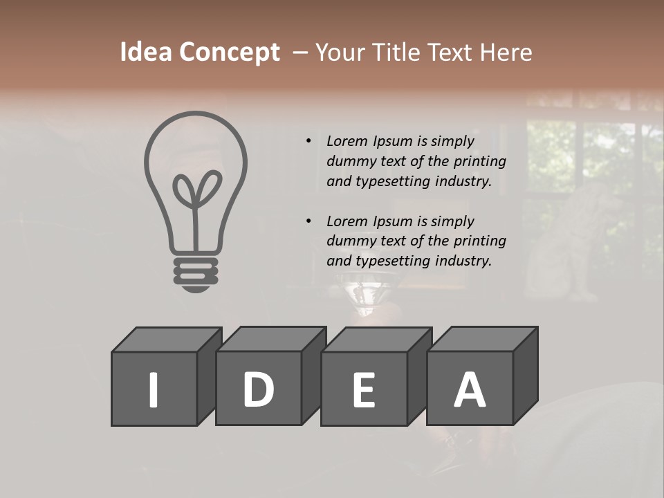 Martini Senior Alcohol PowerPoint Template