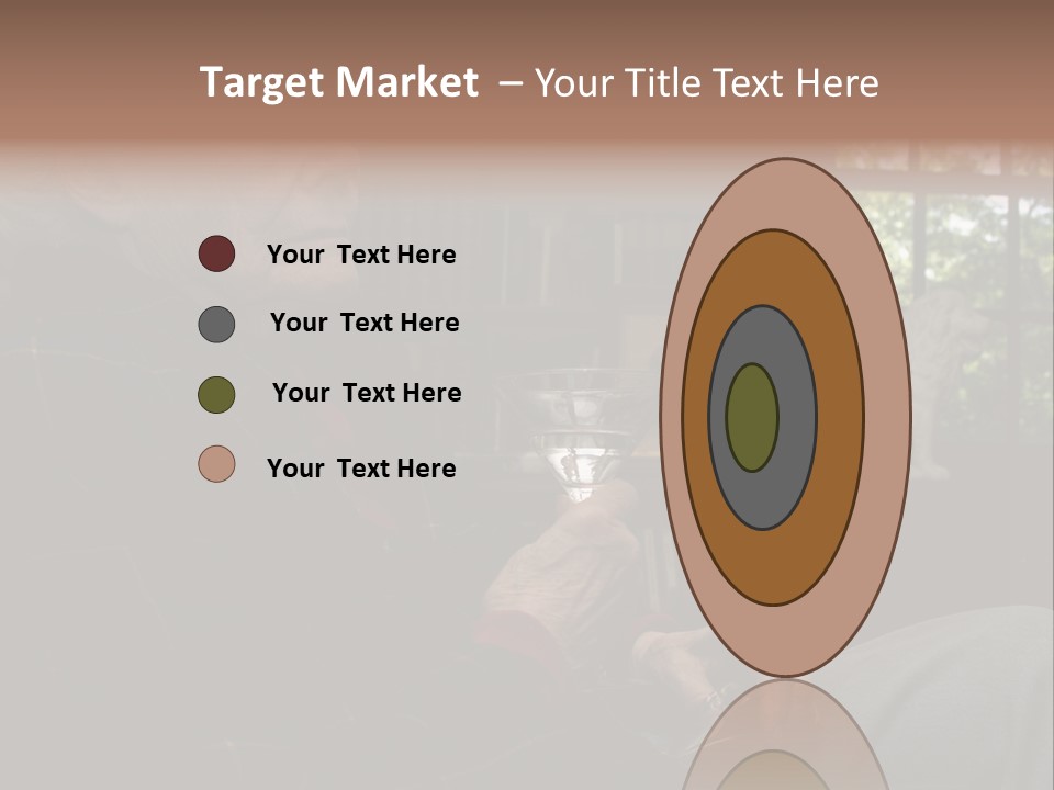 Martini Senior Alcohol PowerPoint Template