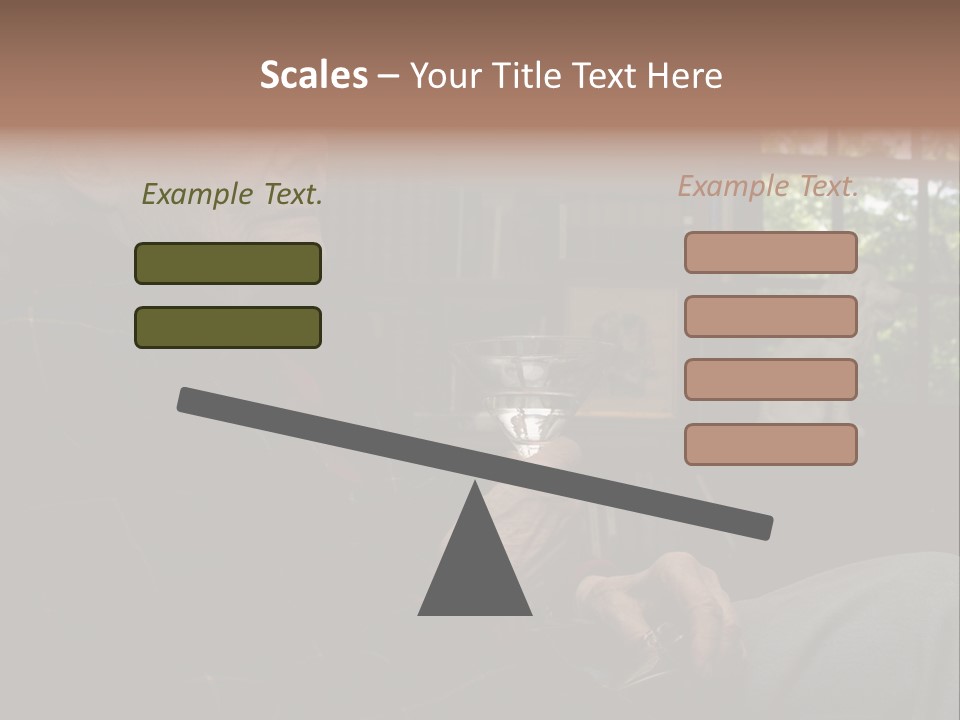 Martini Senior Alcohol PowerPoint Template