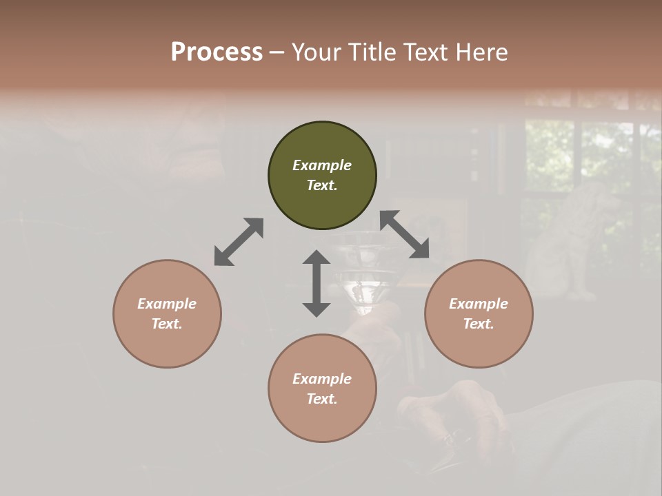 Martini Senior Alcohol PowerPoint Template