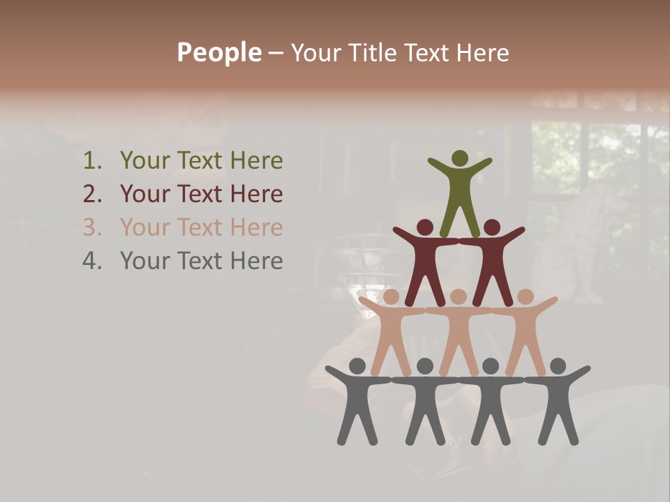 Martini Senior Alcohol PowerPoint Template