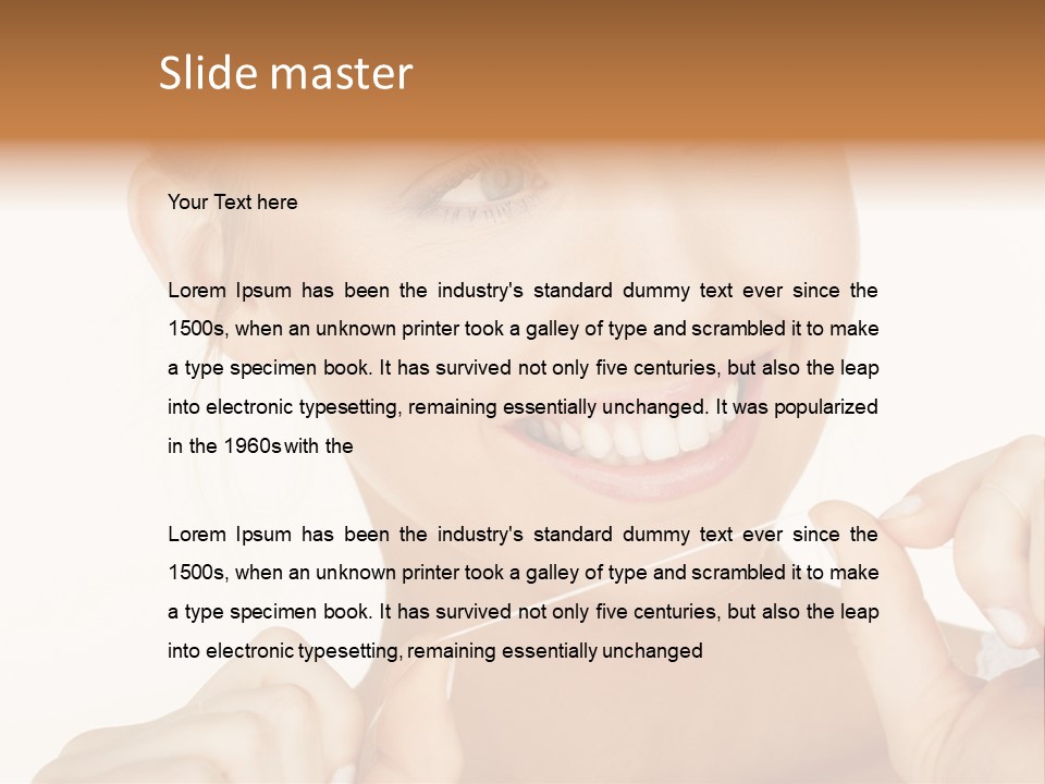 Beautiful Closeup Healthcare PowerPoint Template