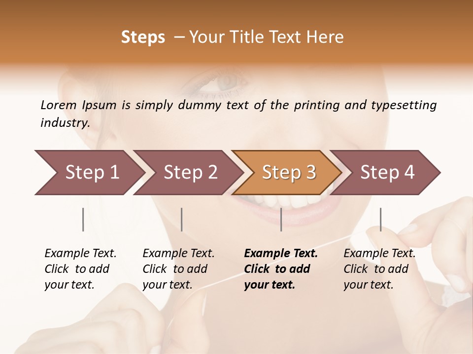 Beautiful Closeup Healthcare PowerPoint Template