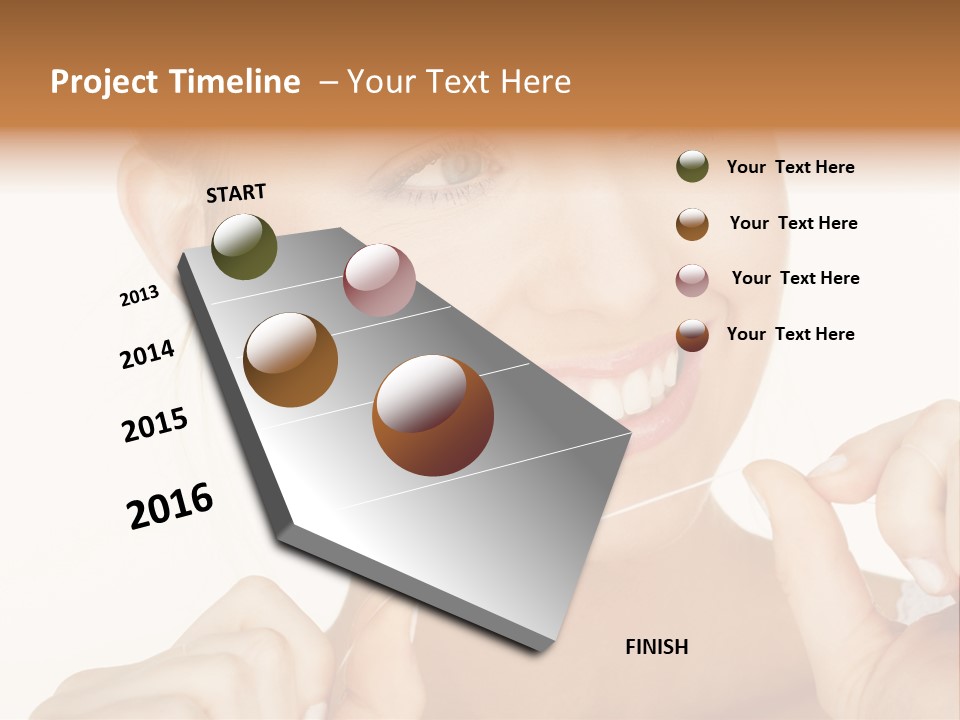 Beautiful Closeup Healthcare PowerPoint Template