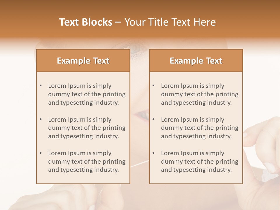 Beautiful Closeup Healthcare PowerPoint Template