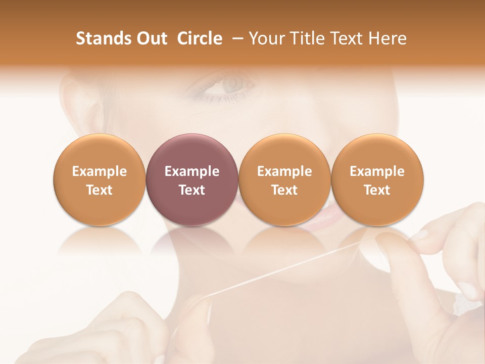 Beautiful Closeup Healthcare PowerPoint Template