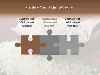 Macro Rice Vegetarian PowerPoint Template