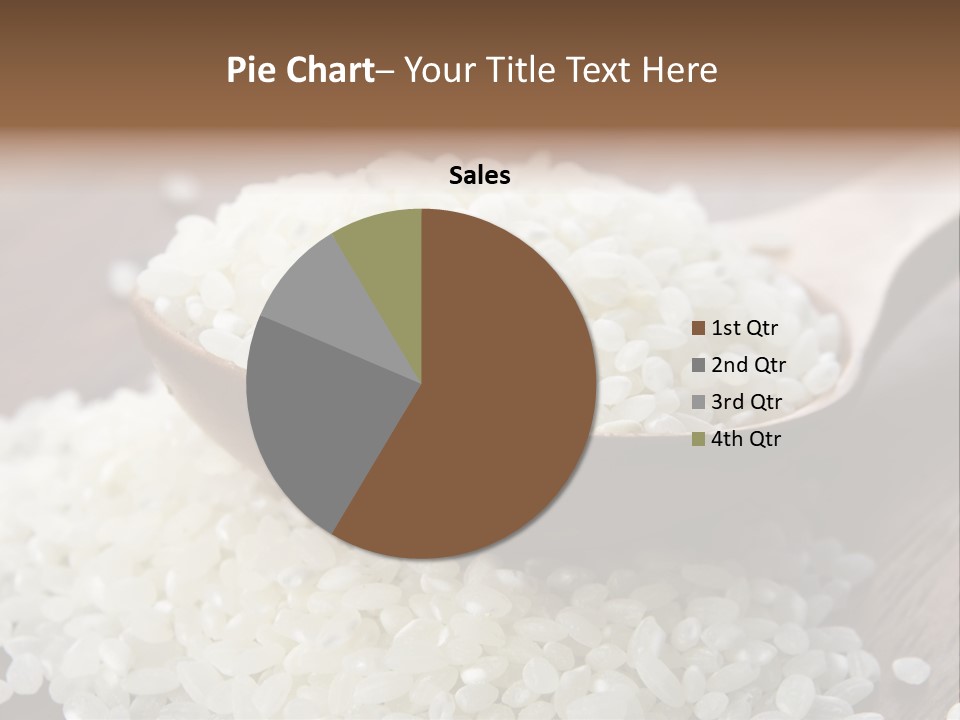 Macro Rice Vegetarian PowerPoint Template
