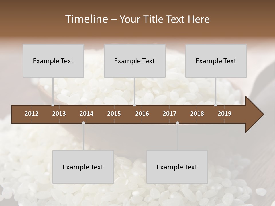 Macro Rice Vegetarian PowerPoint Template