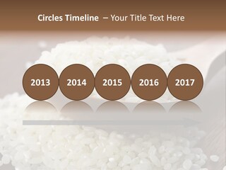 Macro Rice Vegetarian PowerPoint Template