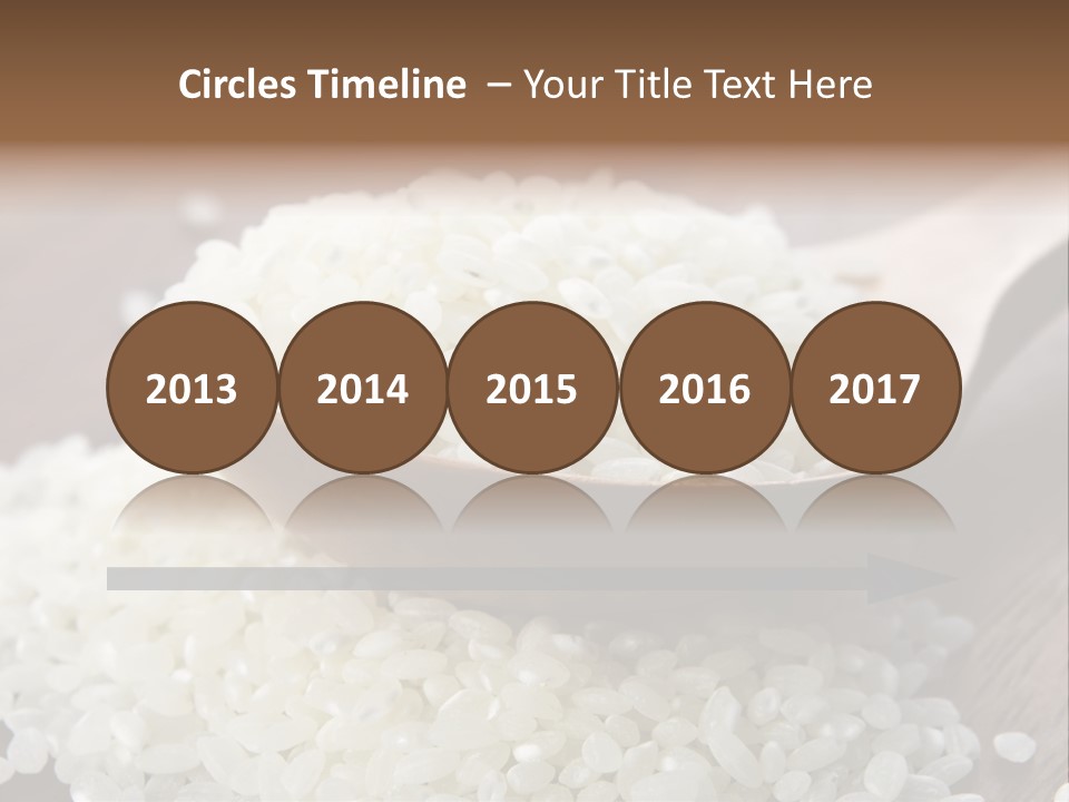 Macro Rice Vegetarian PowerPoint Template