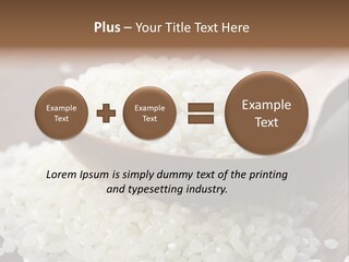 Macro Rice Vegetarian PowerPoint Template