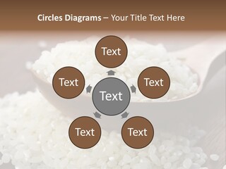 Macro Rice Vegetarian PowerPoint Template