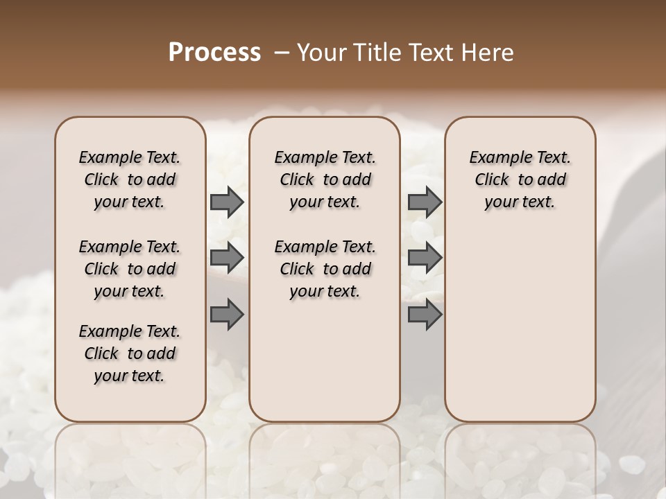 Macro Rice Vegetarian PowerPoint Template