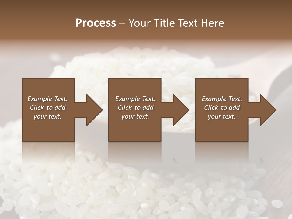 Macro Rice Vegetarian PowerPoint Template
