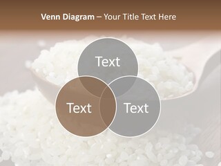 Macro Rice Vegetarian PowerPoint Template