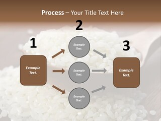 Macro Rice Vegetarian PowerPoint Template