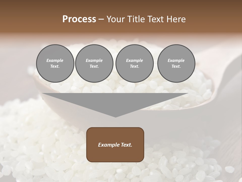 Macro Rice Vegetarian PowerPoint Template