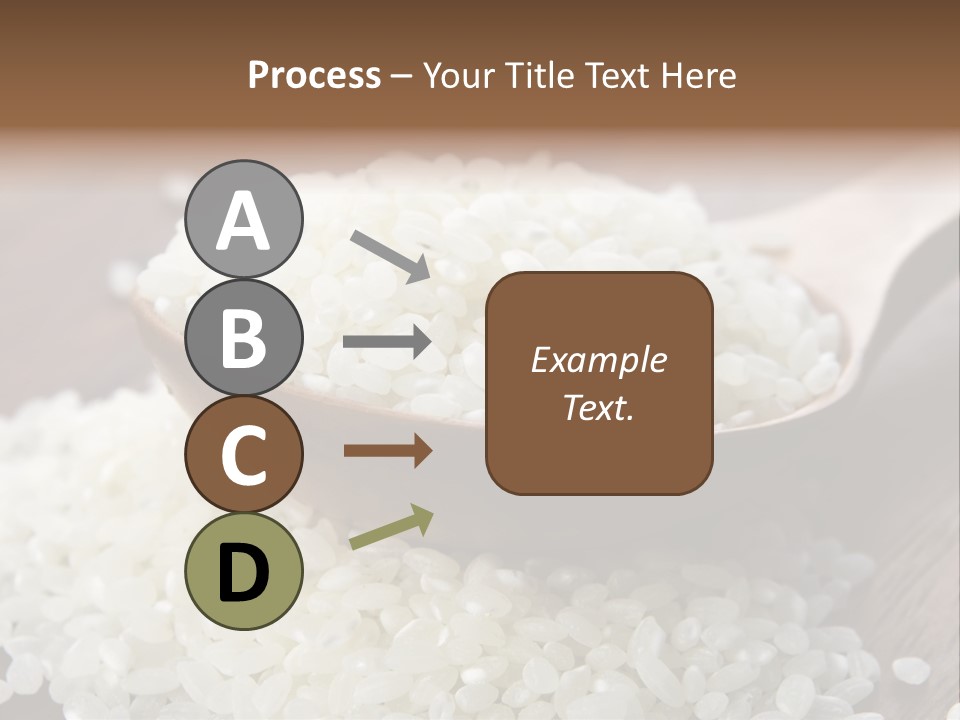 Macro Rice Vegetarian PowerPoint Template