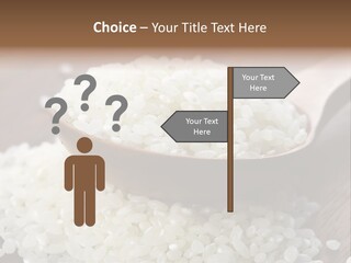 Macro Rice Vegetarian PowerPoint Template