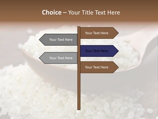 Macro Rice Vegetarian PowerPoint Template