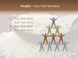 Macro Rice Vegetarian PowerPoint Template