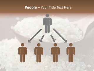 Macro Rice Vegetarian PowerPoint Template