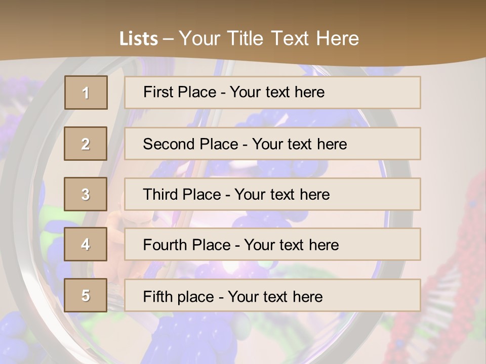 Genetics Fraction Fetus PowerPoint Template