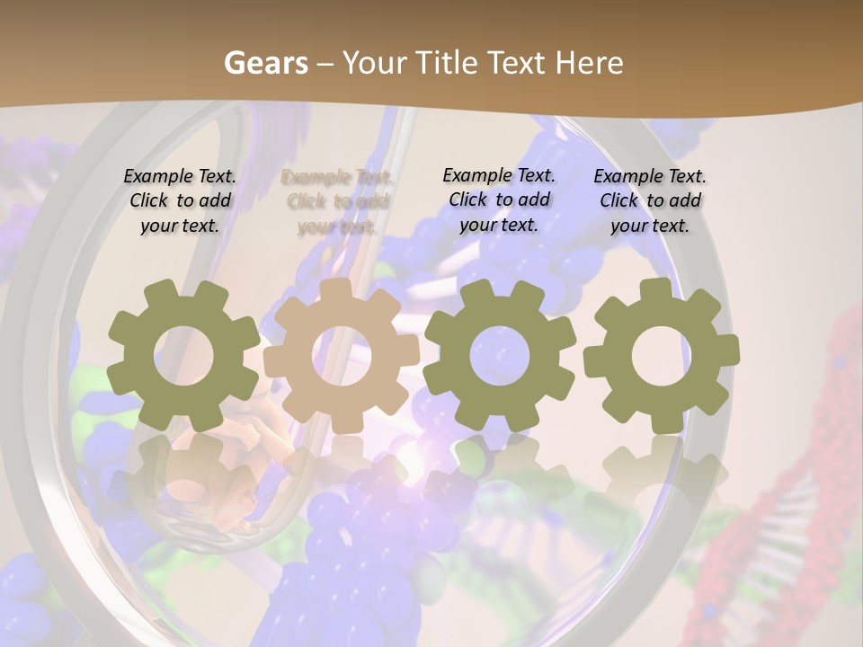 Genetics Fraction Fetus PowerPoint Template