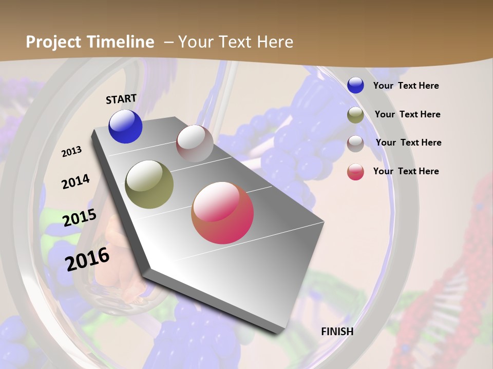 Genetics Fraction Fetus PowerPoint Template