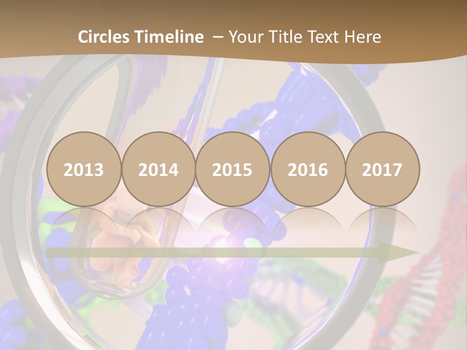 Genetics Fraction Fetus PowerPoint Template