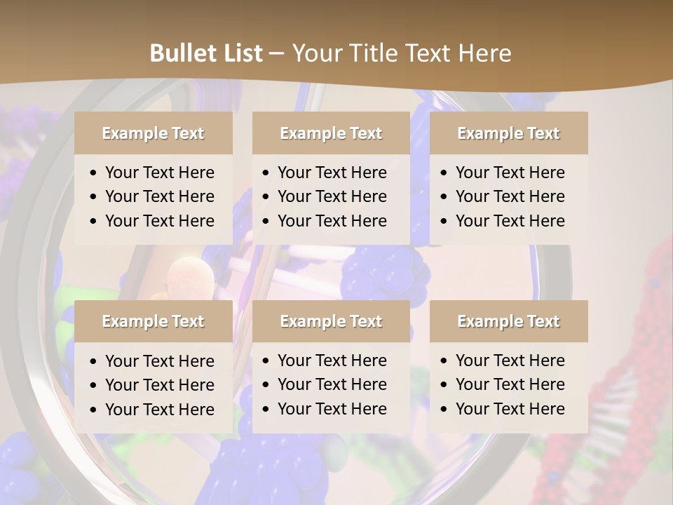 Genetics Fraction Fetus PowerPoint Template