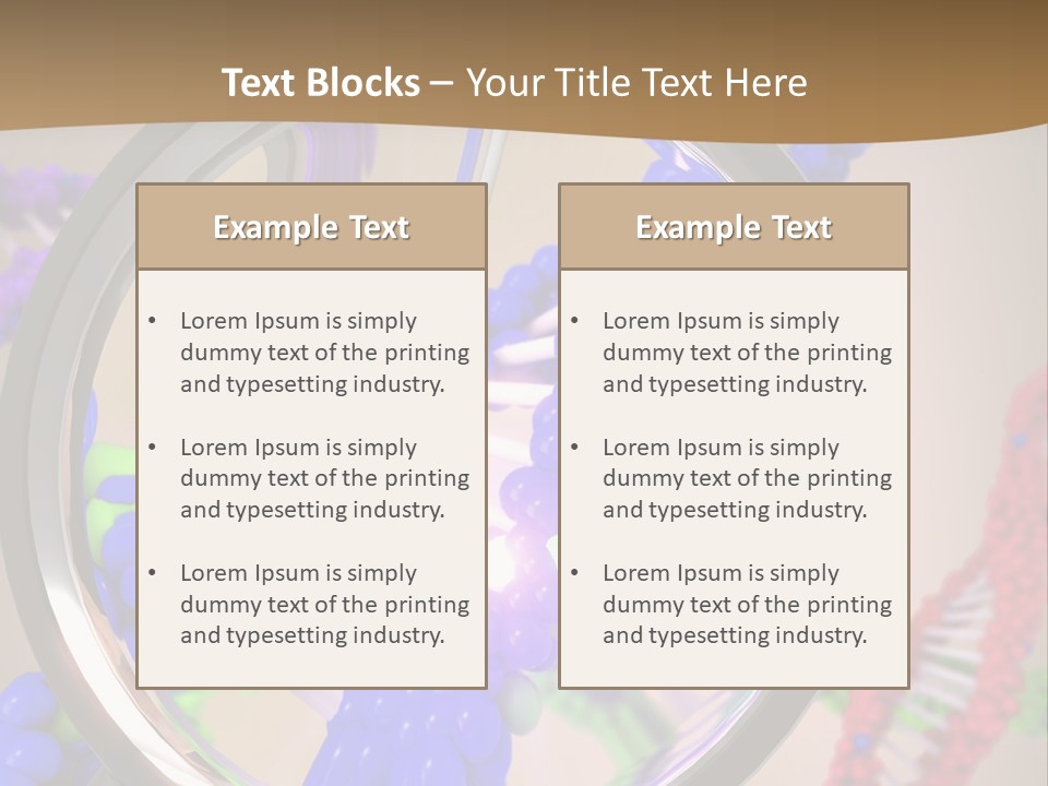 Genetics Fraction Fetus PowerPoint Template
