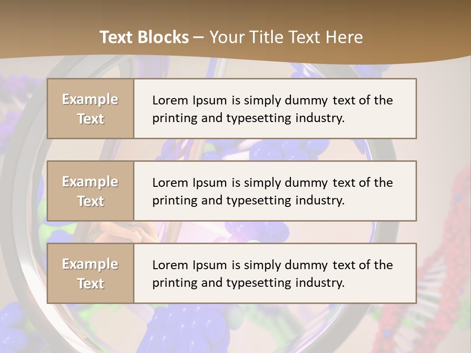 Genetics Fraction Fetus PowerPoint Template