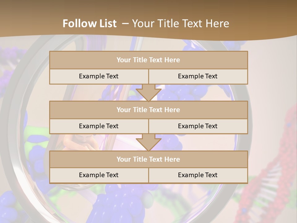 Genetics Fraction Fetus PowerPoint Template