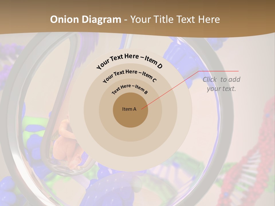 Genetics Fraction Fetus PowerPoint Template