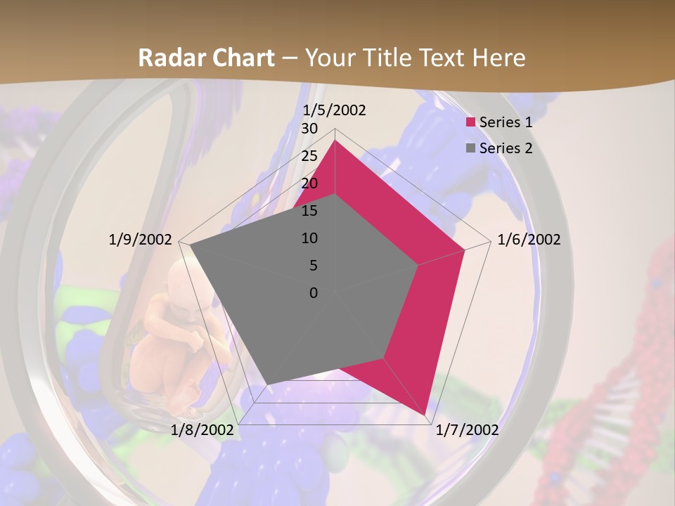 Genetics Fraction Fetus PowerPoint Template