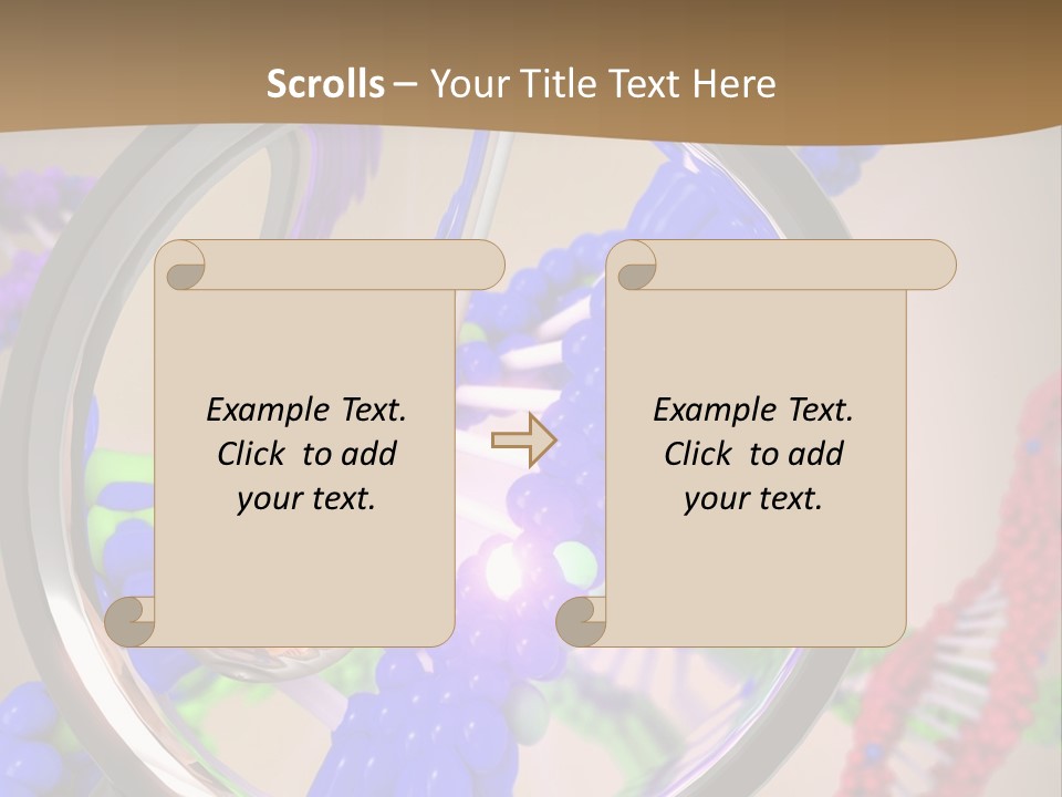 Genetics Fraction Fetus PowerPoint Template