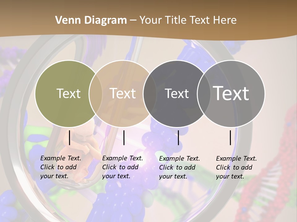 Genetics Fraction Fetus PowerPoint Template