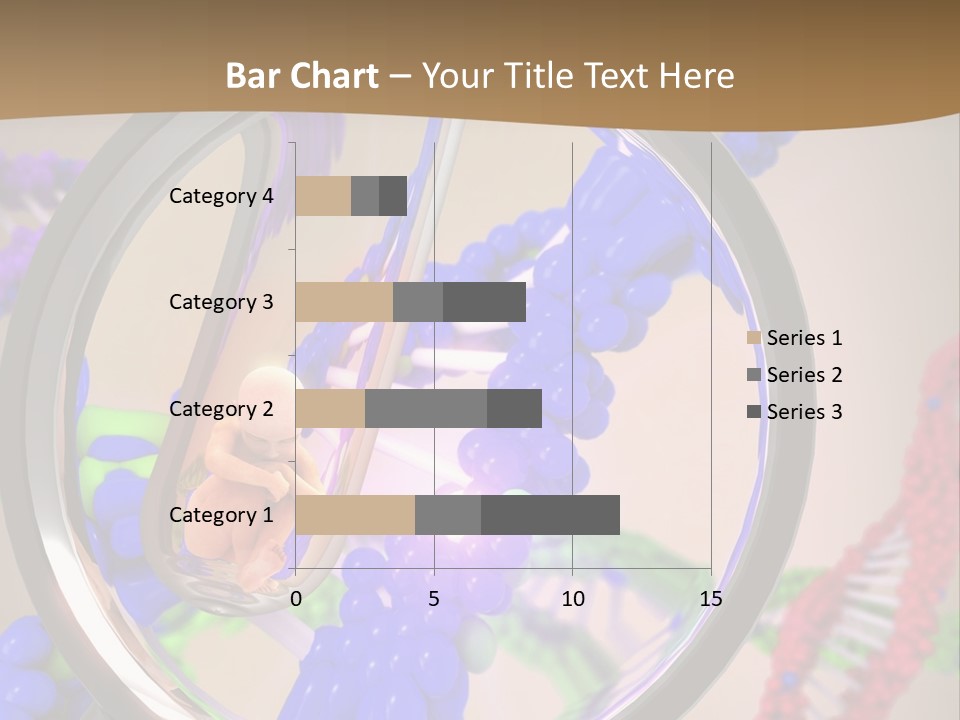 Genetics Fraction Fetus PowerPoint Template