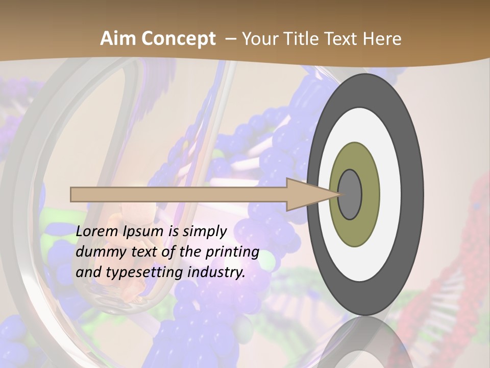 Genetics Fraction Fetus PowerPoint Template