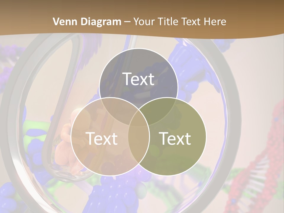 Genetics Fraction Fetus PowerPoint Template