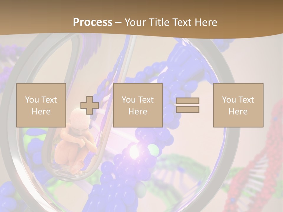 Genetics Fraction Fetus PowerPoint Template