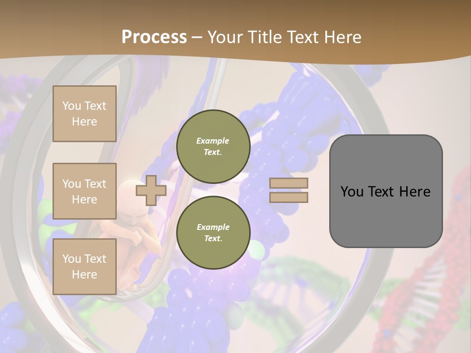 Genetics Fraction Fetus PowerPoint Template