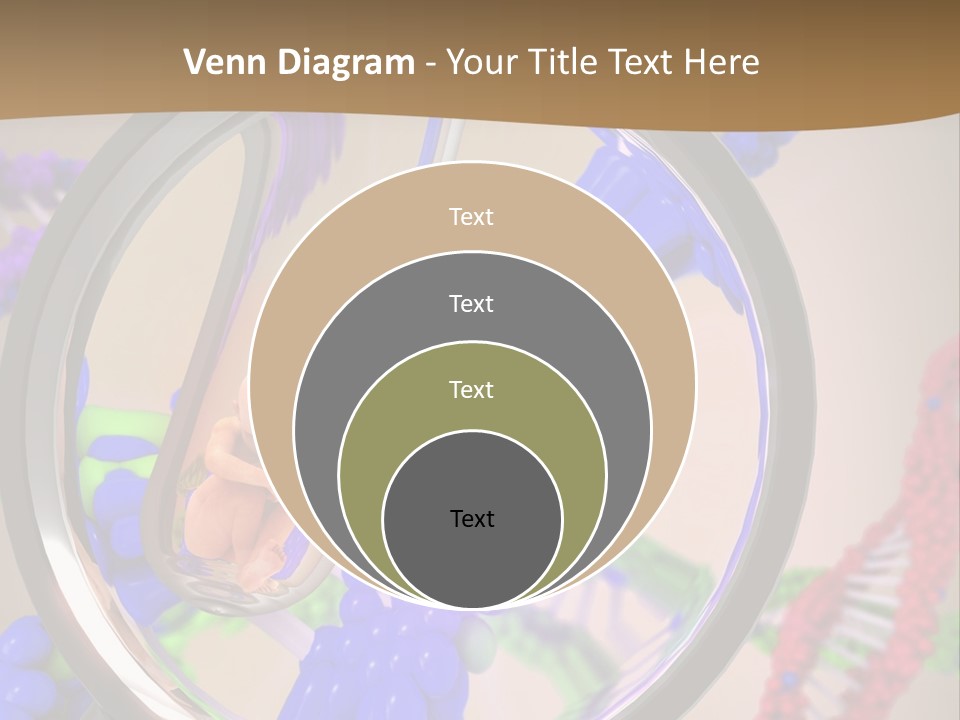 Genetics Fraction Fetus PowerPoint Template