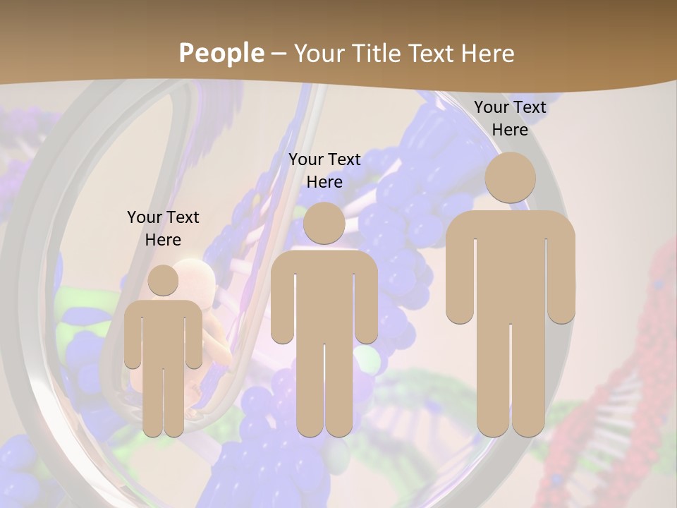 Genetics Fraction Fetus PowerPoint Template